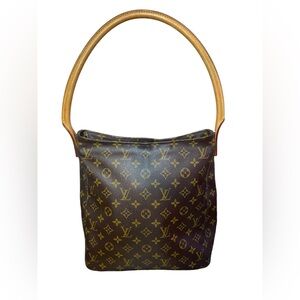 Authentic Louis Vuitton Monogram GM Shoulder Bag (SD0051)